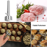Allecto Plus - 4cm Falafel Scoop - Meatball Maker - Stainless Steel - Kitchen and Restaurant - Non-stick Coating