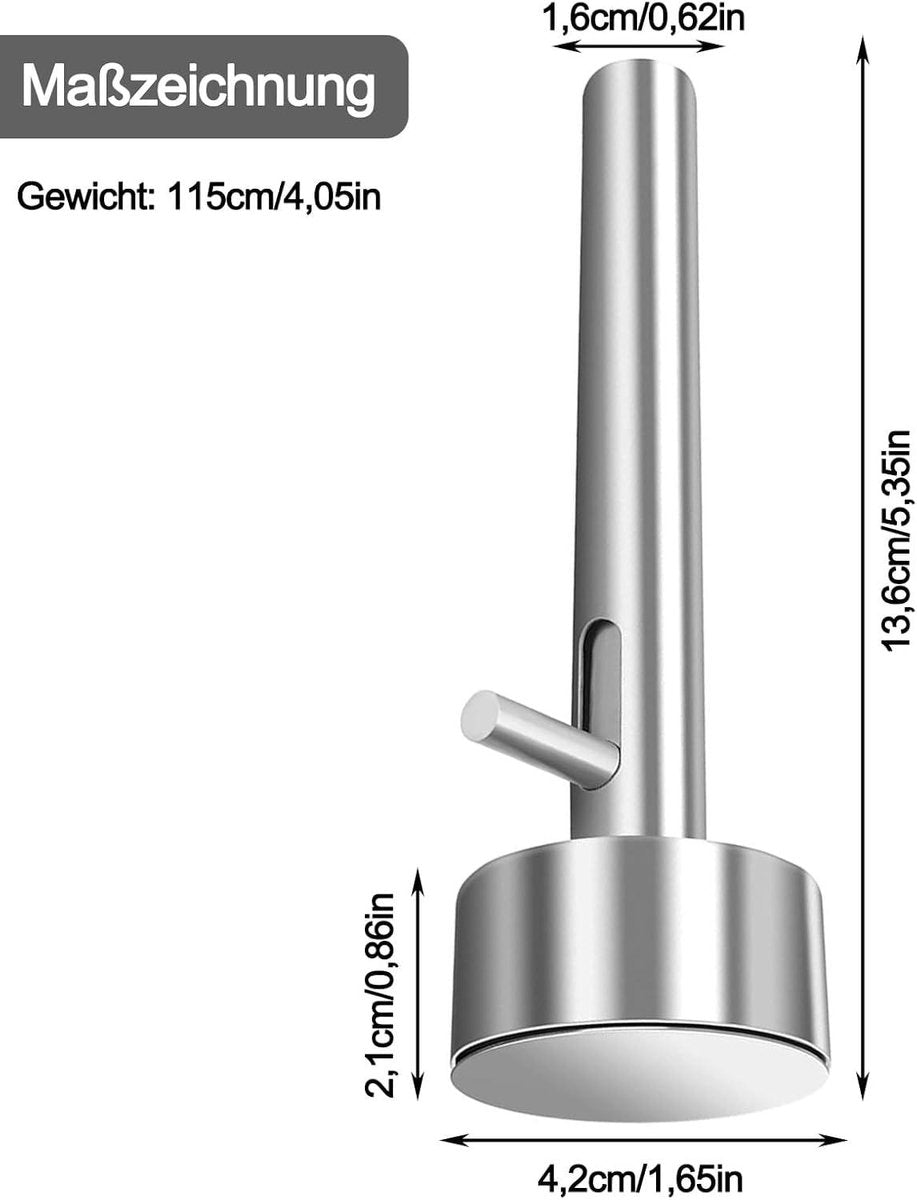 Allecto Plus - 4cm Falafel Scoop - Meatball Maker - Stainless Steel - Kitchen and Restaurant - Non-stick Coating
