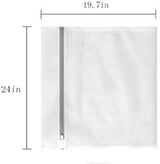 Set of 3 Laundry Bags - Net Clothes - Groot Laundry Nets - Large, Strong Bags - For Delicate Clothes - Perfect for Washing Machines - Jackets - Jeans - 50 x 60 cm - Household Accessory