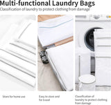 Set of 3 Mesh Laundry Bags - Laundry Nets - Groot Laundry Net - Durable Bags - Delicate Clothes - Perfect for the Washing Machine - Jackets - Jeans - 30 x 40 cm - Household Accessory
