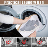 Laundry bag - Packing cubes - Laundry net - Women's shoe bag - Laundry bags with zipper - Compression zippered storage cubes - Reusable - 2 pieces - Shoe protector - Clothes