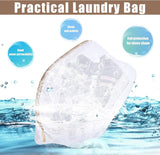 Laundry bag - Packing cubes - Laundry net - Women's shoe bag - Laundry bags with zipper - Compression zippered storage cubes - Reusable - 2 pieces - Shoe protector - Clothes