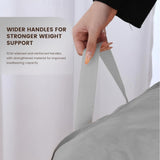 Collapsible Laundry Basket - Large Laundry Basket - Large Storage Bag - Large Carrying Bag - Travel Bag - Storage Bag, Moving Box, Clothes Storage Bag, Moving Bag - Silver