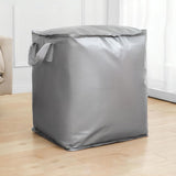 Collapsible Laundry Basket - Large Laundry Basket - Large Storage Bag - Large Carrying Bag - Travel Bag - Storage Bag, Moving Box, Clothes Storage Bag, Moving Bag - Silver