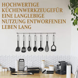 25-Piece Kitchen Utensils Set, Silicone Cooking Tools, Complete Kitchen Utensil Kit