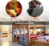 60L Large Foldable Laundry Bag for Travel, with Handles, Gray, 60x80cm