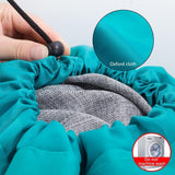 Foldable Laundry Bag for Travel, Large, Blue, Compatible with Dirty Clothes Storage
