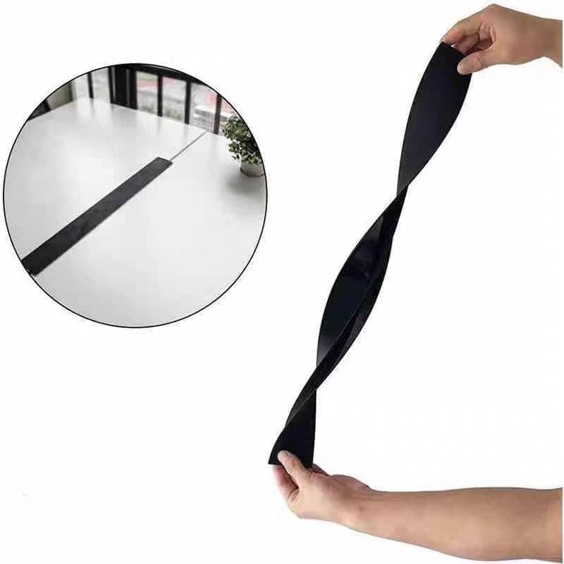 2-Pack High Temperature Resistant Gap Strip for Kitchen Stove and Cabinet, Compatible with Most Brands, 1.5 x 0.5 Inches, Gray