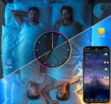 6 RGB Hexagon LED Wall Lamps with App Control, 16.5x14.5cm