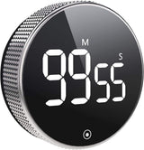 Digital Timer with Magnet and LED Display, Compatible with Kitchen Appliances