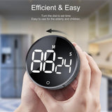 Digital Timer with Magnet and LED Display, Compatible with Kitchen Appliances