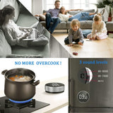 Digital Timer with Magnet and LED Display, Compatible with Kitchen Appliances