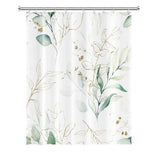Waterproof Shower Curtain Green Mildew Resistant, 180x180 cm