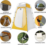 Pop-up Tent Changing Room Foldable Outdoor Camping Shelter with Inner Pocket, 120x120x190 cm, Green