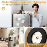 60 Minute Mechanical Kitchen Timer with Magnet, Stainless Steel Yellow, 3.6 x 7.3cm