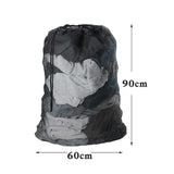 1-Pack Large Laundry Travel Bag, 60x90 cm, Black