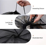 1-Pack Large Laundry Travel Bag, 60x90 cm, Black