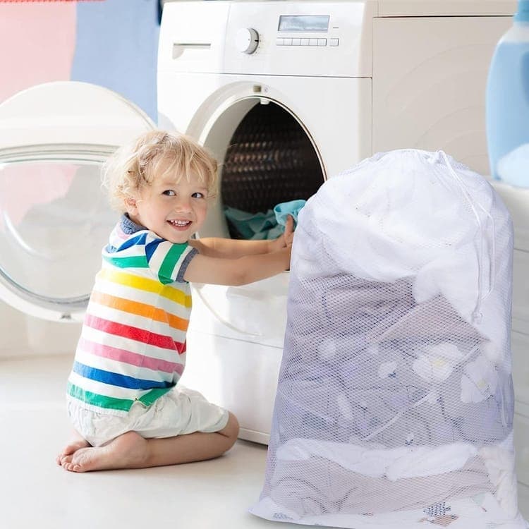 Large Laundry Bag 1-Pack, 60x90 cm, White