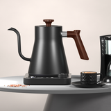 Gooseneck Electric Kettle - 0.9L - With Temperature Control - Stainless Steel 304 - Ultra-Silent - Black