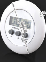 Digital Kitchen Timer | Kitchen Timer with Magnet | Kitchen Timer | Egg Timer | White