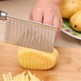 Multifunctional Kitchen Serrated Knife | Serrated Kitchen Knife | Peeler | French Fry Cutter | Potato Cutter | Potato Slicer | Stainless Steel