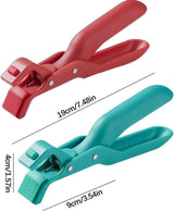 2-piece anti-burn clip for bowls - Kitchen use - Clip for hot dishes - Non-slip silicone clip for the kitchen - 2025 improved silicone clip