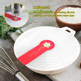 Immersion Blender Splatter Guard - Splash Guard - Splash Guard for Mixer - ø 34 Cm - Whisk & Beater - Silicone Anti-Splash Lid - Universal - Fits Most Immersion Blenders - Dishwasher Safe - Lid for Mixing Bowl - Kitchen Gadgets, Accessories - For Mixer