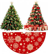 Christmas tree skirt - Christmas tree rug - Christmas rug - Tree blanket - Christmas tree rugs - 90 cm - Christmas tree decoration - Christmas tree rug for under the Christmas tree - Christmas - For Christmas decorations for the holidays