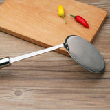 Skimmer - 2 Pieces - Deep-frying Spoon - Deep-frying Scoop - Food Sieve - Skimmer Spoon - Colander Spoon - Draining Potatoes/Vegetables/Pasta - Cooking Supplies - Kitchen Tools - Skimmer Spoon - Sieve - Colander - Hanging - With Handle - ø10 cm - Stainles