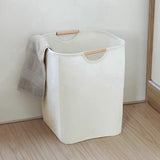 Cotton Laundry Basket - Laundry Bag - Laundry Basket - With Handles - 30x30x40cm - Durable - High Capacity - Foldable - Laundry Box - Clothes Organizer - Laundry Basket - Laundry Baskets - Dirty Clothes Basket - Storage Basket - Simple