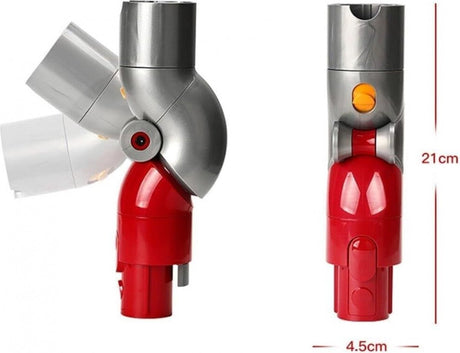 Quick Release Adapter Suitable For Dyson V7, V8, V10, V11 - Quick Release Short Distance Adapter - Angle Attachment - Angle Adapter 90 Degree Tool Accessory - Ergonomic Vacuuming - Vacuum Cleaner Adapter - Vacuum Cleaner Accessories