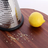 Grater - Hand Grater - Lemon Grater - Cheese Grater - Kitchen Grater - Ginger Grater - Garlic Grater - Table Grater - With 3 Grating Methods - 3 Cutting Surfaces - Multifunctional - Kitchen Utensils - Kitchen Accessories - Stainless Steel - Silver