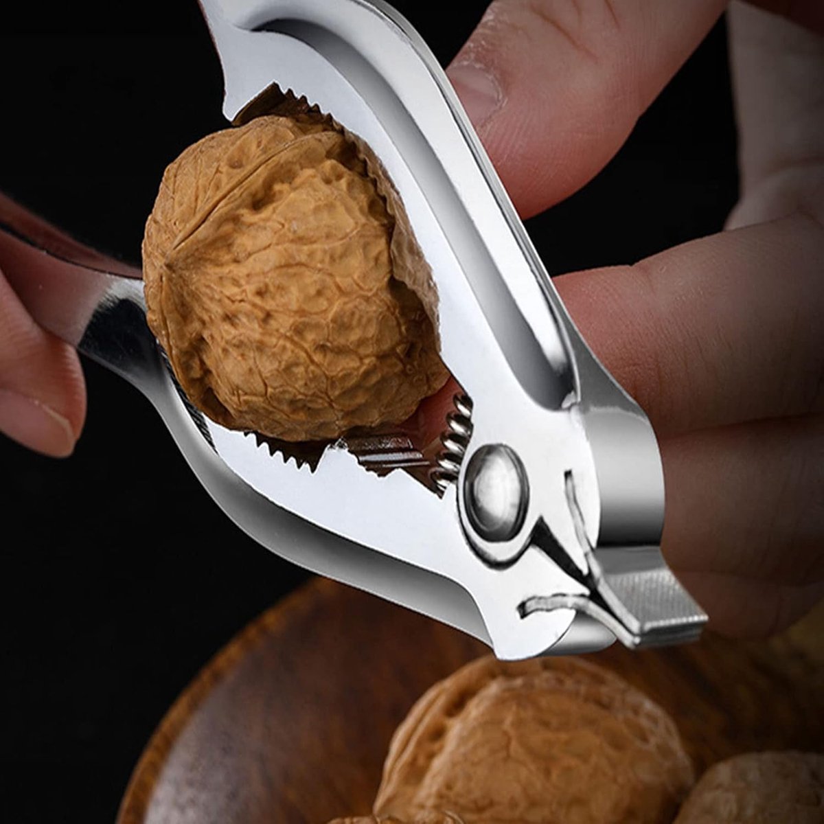 Nutcracker - Professional nutcrackers - Multifunctional Christmas Nutcracker - Portable Walnut Cracker - High-quality Walnut Cracker - Blood Shell - Clam Opener Walnut Clip - Tongs Blood Shell Clip - kitchen utensil - tool - Stainless Steel