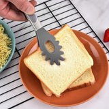 2x Spaghetti Tongs - Kitchen Tongs - Serving Tongs - BBQ Tongs - Stainless Steel and Silicone - Meat Tongs - Heat Resistant - Non-Stick - Barbecue Tongs - Spaghetti Tongs - Salad Tongs - Kitchen Utensils - Barbecue Accessory - 2 Different Shapes - Grey -
