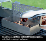 Smoker box - Smoker box - Smoker boxes - Smoker container - Smoker box - Smoke - Barbecue - BBQ - Barbecue accessories - Add Unique Smoke Flavors with Applewood, Oak, Cherry, Hickory, and Mesquite