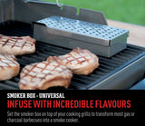 Smoker box - Smoker box - Smoker boxes - Smoker container - Smoker box - Smoke - Barbecue - BBQ - Barbecue accessories - Add Unique Smoke Flavors with Applewood, Oak, Cherry, Hickory, and Mesquite