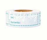 Writable Freezer Labels - 2x 150 Stickers - Label Stickers - Freezer Labels - Each 7.5 X 2.5cm - On a Roll Labels - Shelf Life Labels - Planner Stickers - Freezer Containers - For Containers/Boxes/Bags - White - Waterproof & Oil Resistant