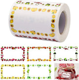 Writable Freezer Labels PP Roll - 500 Stickers - Fruit Label Sticker - Freezer Labels - 5x3CM - Writable - Freezer Stickers - Shelf Life Labels - Freezer Containers - Freezer - Freezer - Jam Jars - For Containers Boxes Bags