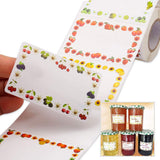 Writable Freezer Labels PP Roll - 500 Stickers - Fruit Label Sticker - Freezer Labels - 5x3CM - Writable - Freezer Stickers - Shelf Life Labels - Freezer Containers - Freezer - Freezer - Jam Jars - For Containers Boxes Bags