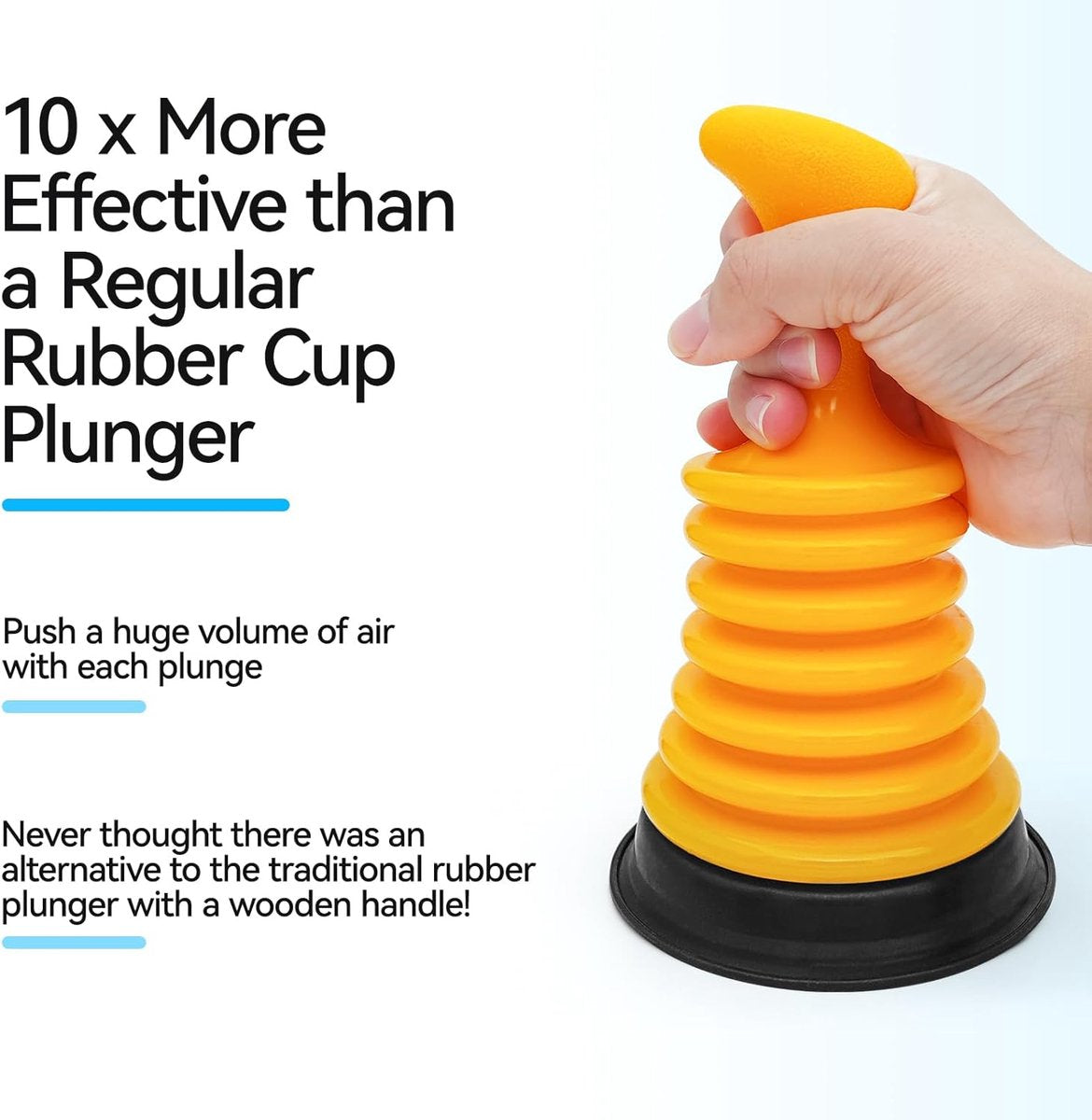 Drain Cleaner - Professional Multifunctional Sink Unclogger - Very Effective Toilet Unclogger - High Quality Drain Unclogger - Toilet Unclogger - Plunger - Unclogging Snake - Eco-Friendly - For Toilet, Sink, Shower, Kitchen