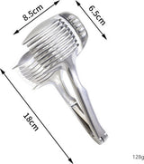 Tomato Slicer - Potato Slicer - Egg Slicer - Egg Slicer - Vegetable Slicer - Egg Slicer - Tomato Cutting Aid - Onion Slicer - Citrus Slicer - Tomato Tongs - Multifunctional - Kitchen Cutting Aid - Kitchen Tool - With Grip - Anti-Slip - Stainless Steel