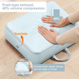 Storage Bag - Organizer - Storage Bags - Movable Organizer Bags - Space-Saving Bags - Storage Bag - Organizer - For Blankets/Pillows/Clothing/Duvet - Self-Compressing - With Zipper Handles - Compact - Movable - 54x42x30cm/54x42x50cm