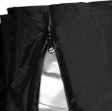 84*33*107 cm - Storage cover for a folding bed - Dust cover - storage cover for a folding bed with zipper - waterproof universal protective cover for a folding bed - robust storage cover for a folding bed - with adjustable drawstring - black