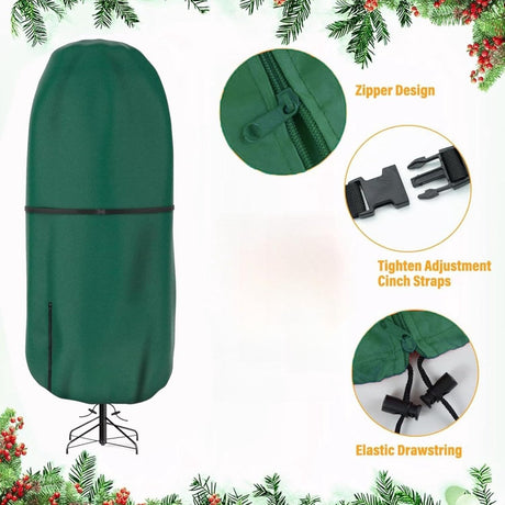 Christmas Tree Storage Cover - 9FT - Christmas tree storage bag - Christmas tree bag - Storage bag for Christmas tree - Storage bag for standing Christmas tree - Storage cover - Storage bag - Standing Christmas tree cover - Cover for Christmas tree - Dust