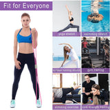 Fitness Elastic Bands - 2 Pieces - Figure 8 Resistance Bands - Resistance Power Band Tube - Fitness Bands - Yoga Resistance Band - Stretch Fitness Band - Resistance Cable - Pull Rope - Chest, Arm and Shoulder Stretch Bands - for Home Training, Strength Tr