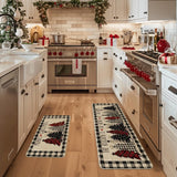Kitchen runner 120x40 cm and 60x40 cm - Christmas rug - Kitchen mats runner - Kitchen rug carpet - kitchen mat - Christmas - Christmas elements