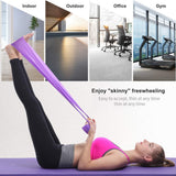 3 pieces - Exercise bands - 1.5 m - Resistance band - Resistance bands - Silicone exercise bands - yoga band - pilates band - sports band - Fitness elastic bands - Fitness equipment - For yoga, pilates, rehabilitation in the gym or at home