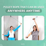 Shoulder Trainer - Shoulder Pulley - Shoulder Pulley Hand Support - Shoulder Pulley - Rehabilitation Exercise Device - Suspension Trainer - Shoulder Strap - for frozen shoulder and hand physiotherapy - Relieves Shoulder Pain - Green