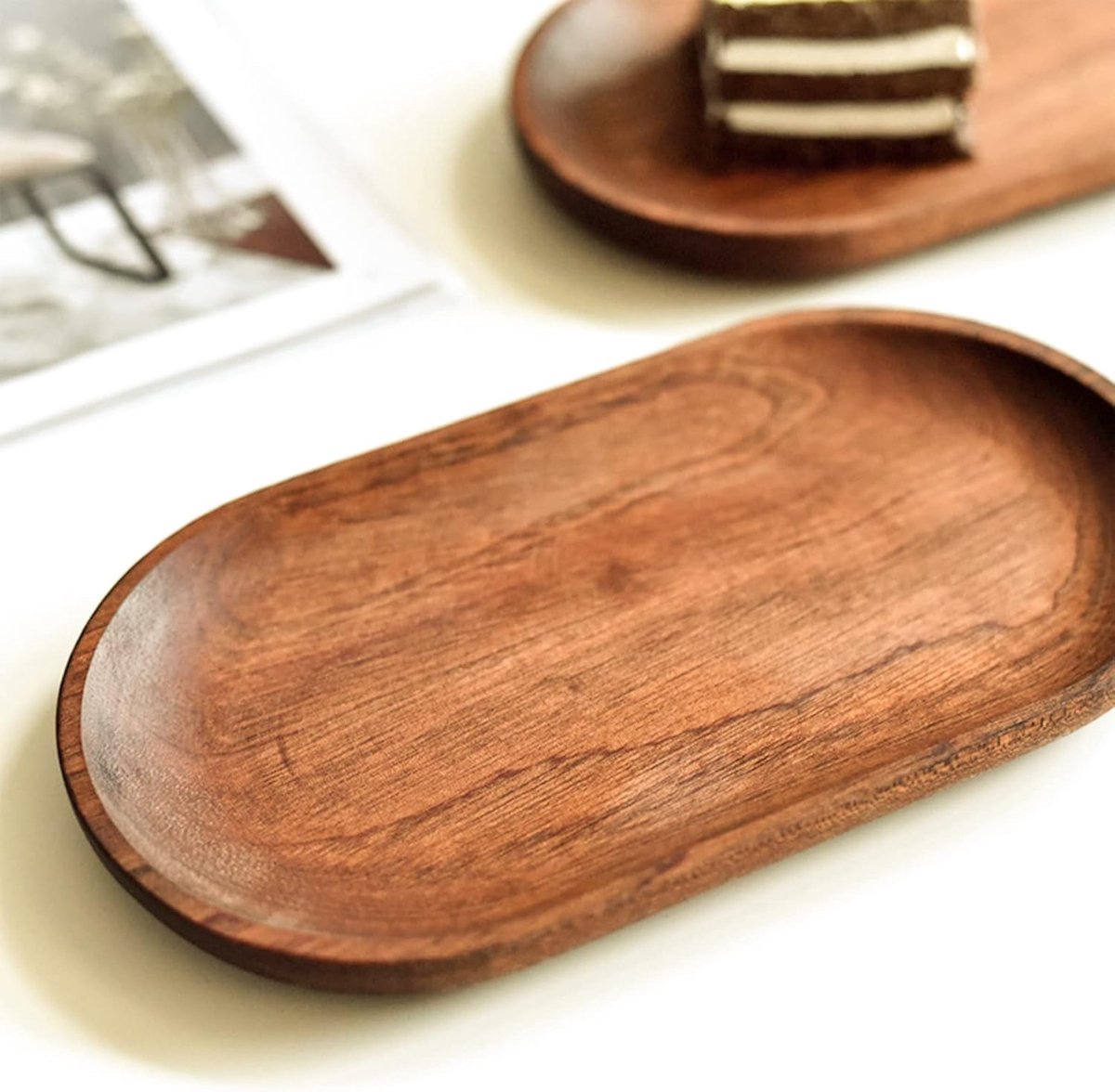 Cutlery Holder - 18*10 cm - Tray - Kitchen Spoon Holder - natural retro wooden kitchen spoon holder - kitchen utensil holder - wooden plates - wooden pallets - for the countertop - for spatulas, spoons, tongs and other kitchen utensils - brown