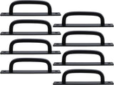 8 Pieces Door Handle - Kitchen Cabinet Handles - Cabinet Handles - Handles for Small Doors - 5" Hole in the Center Aluminum Alloy Cabinet Handles - Kitchen Cabinet Handle - For Drawer Cabinets, Cabinets, Kitchen, Wardrobe and Drawer Handles - Black